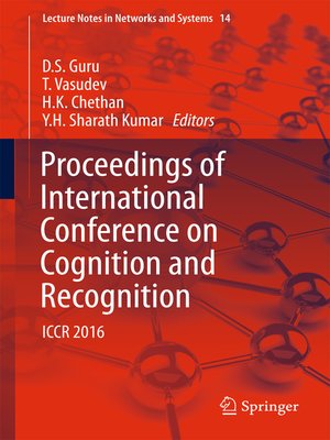 cover image of Proceedings of International Conference on Cognition and Recognition